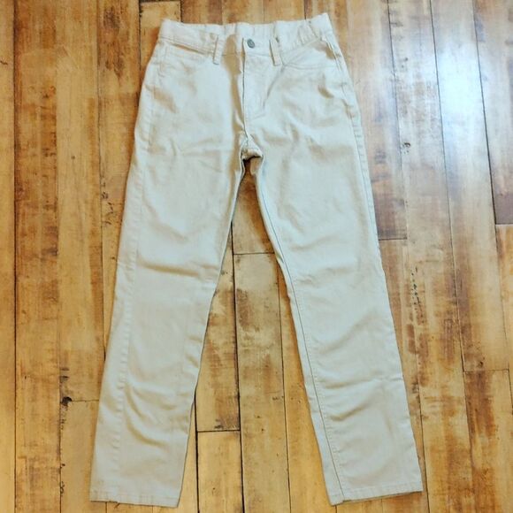 Nautica Khaki Pants size 16 Cotton Tan Pants Uniform Pants - Picture 1 of 6